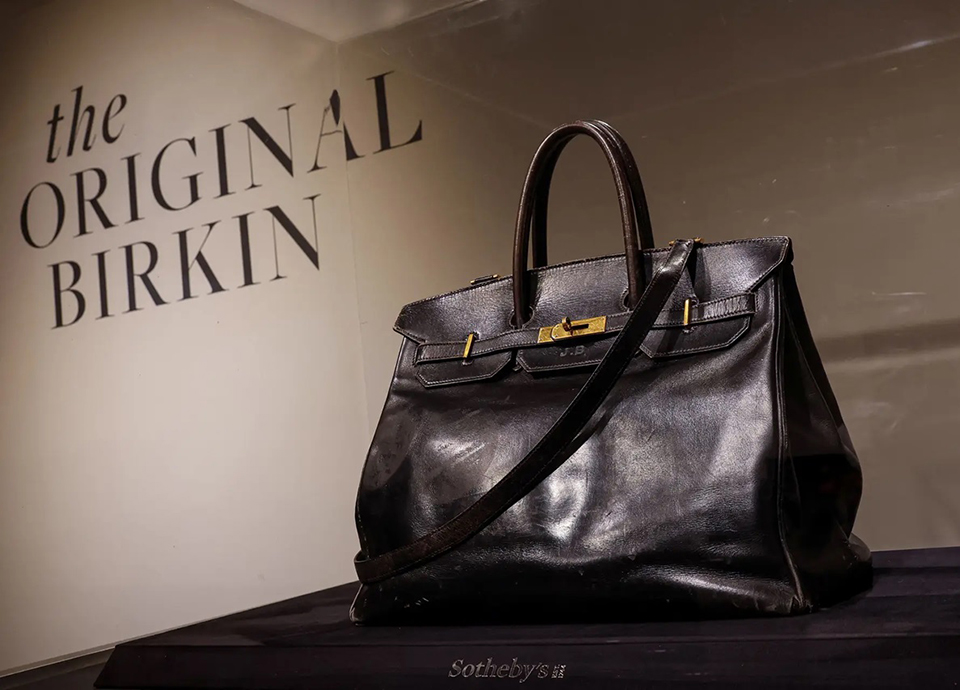 Birkin original da Hermès vai a leilão em Paris