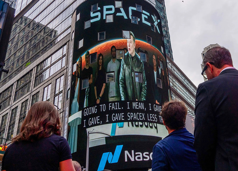 &lsquo;Houston we have a problem&rsquo;: SpaceX cai abaixo do pre&ccedil;o do IPO