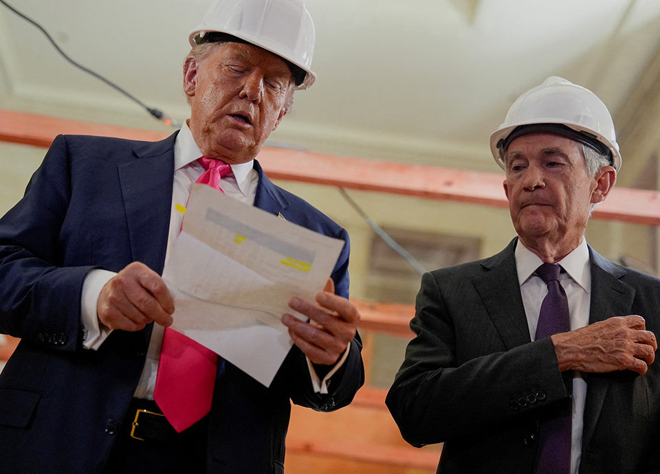 ‘Falcão’ Powell mantém taxas apesar da oposição interna e de Trump