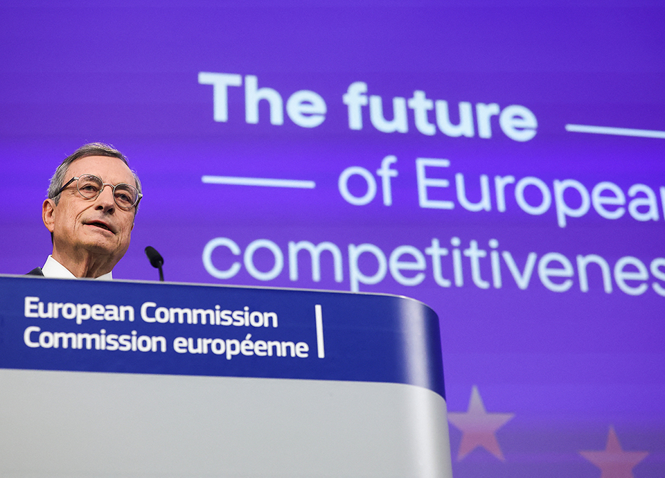 Fusões da banca  na Europa vão acelerar em 2025 à boleia  do relatório Draghi