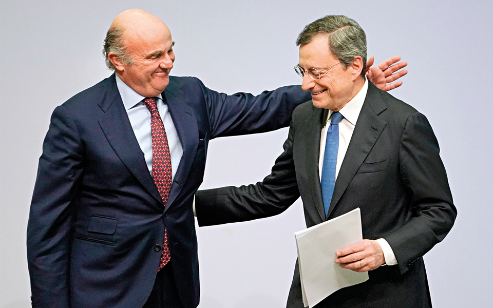 Antes de dar  a cadeira  a Lagarde, Draghi defendeu legado