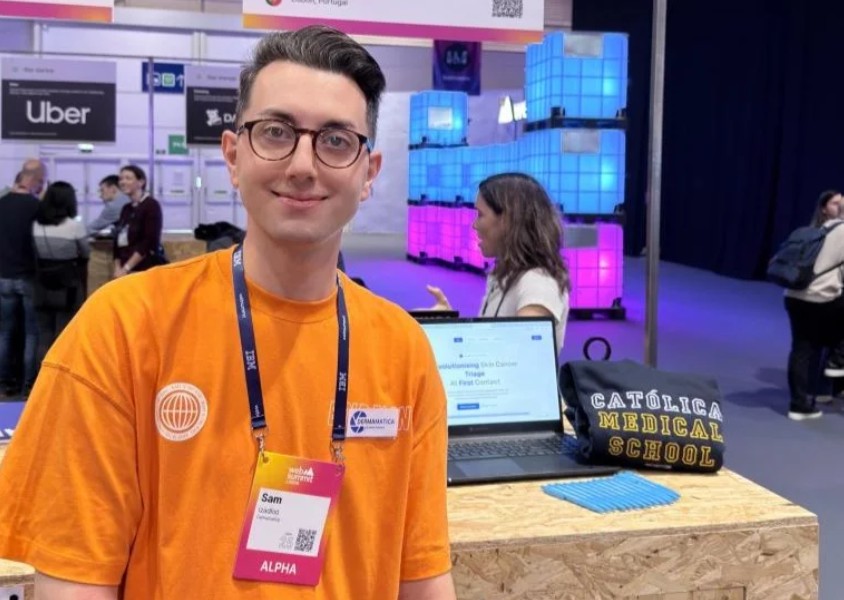 Estudante de Medicina da Cat&oacute;lica cria solu&ccedil;&atilde;o de IA que acelera o diagn&oacute;stico do cancro da pele