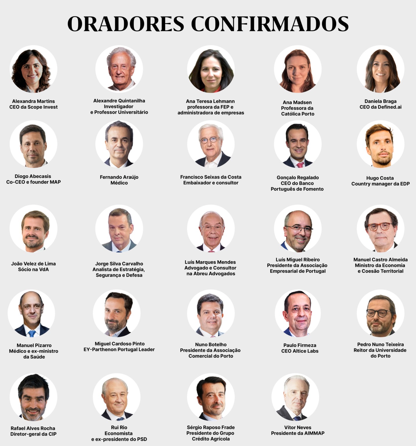 Conhe&ccedil;a os oradores da pol&iacute;tica, economia, ci&ecirc;ncia e empresas no 10.&ordm; anivers&aacute;rio do Jornal Econ&oacute;mico